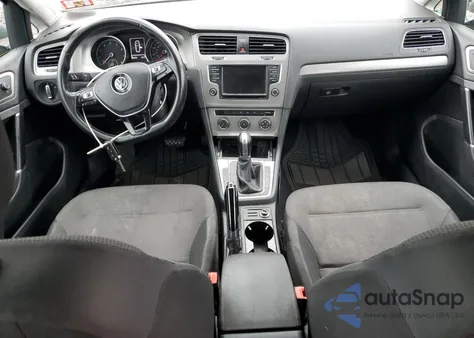 2016 Volkswagen Golf Sportwagen S из США, поврежденный, VIN 3VWC17AU4GM516239